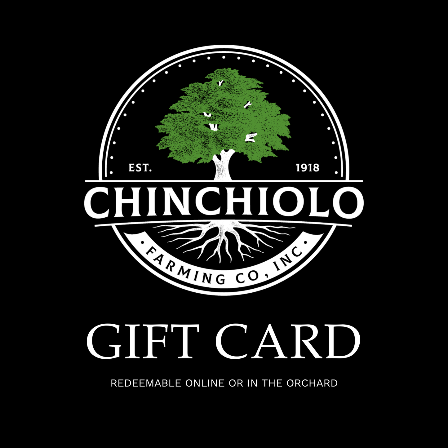 Chinchiolo Farming - Gift Card