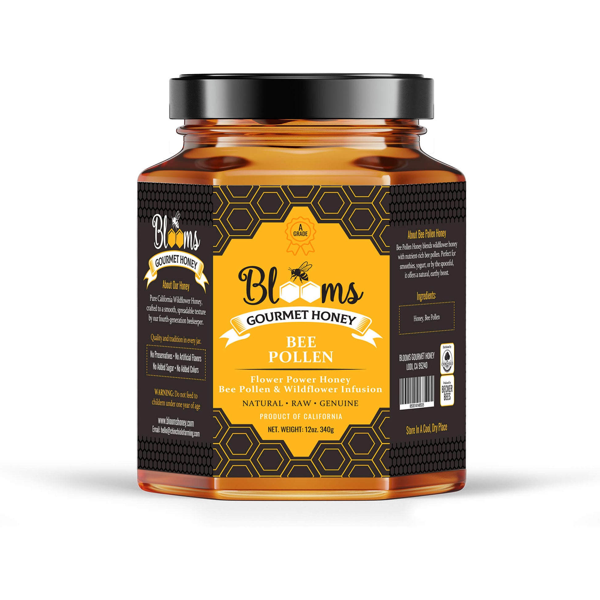 blooms gourmet honey - Flower Power Honey