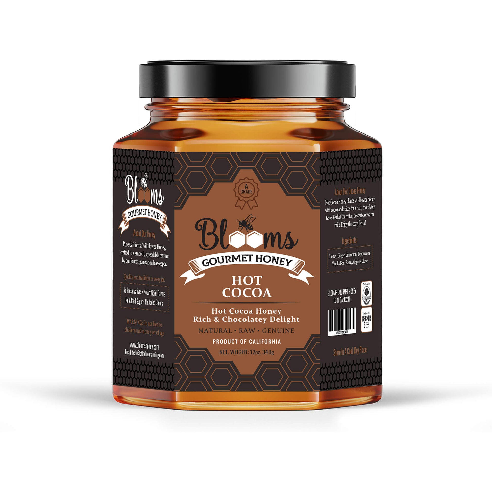 blooms gourmet honey - Hot Cocoa Honey