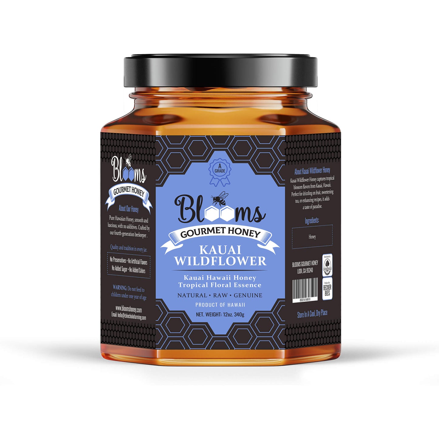 blooms gourmet honey - Kauai HI Honey